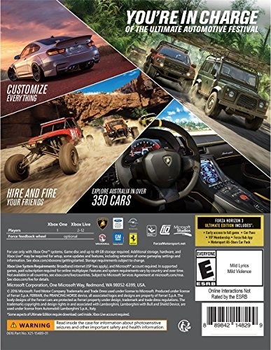 Forza Horizon 3 Ultimate Edition - Xbox One/Windows 10