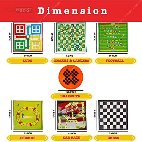 Seven in One Family Board Game