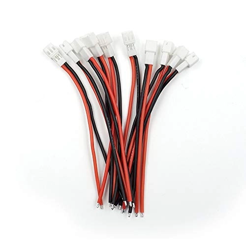 JST-PH 2.0 Female Connector Cable - 10pcs 80mm 22AWG