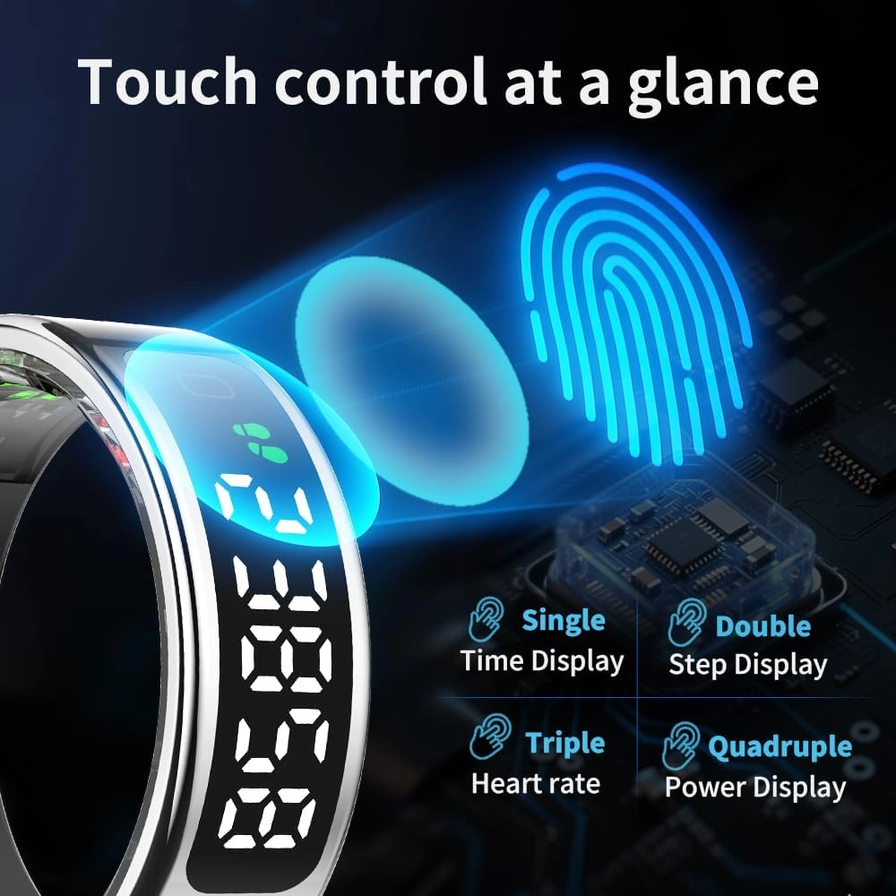 LCD Display Smart Ring - 13