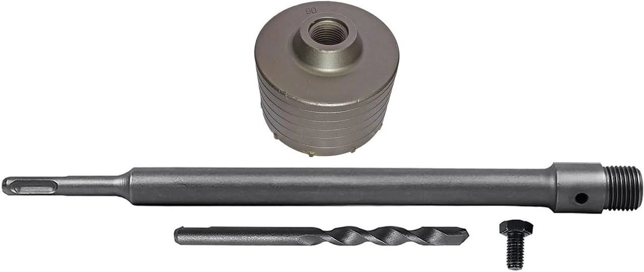 Inditrust Concrete Hole Saw - 90mm Concrete Cement Wall Stone Pack