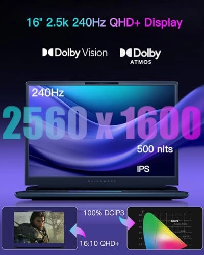 16 Area-51 - 16'' Ultra 9 275HX 64GB DDR5 8TB SSD