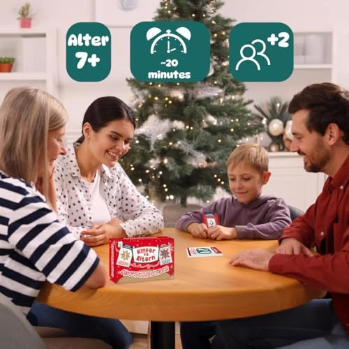Card Game Family Quiz - Advent Calendar 144 Questions (German)