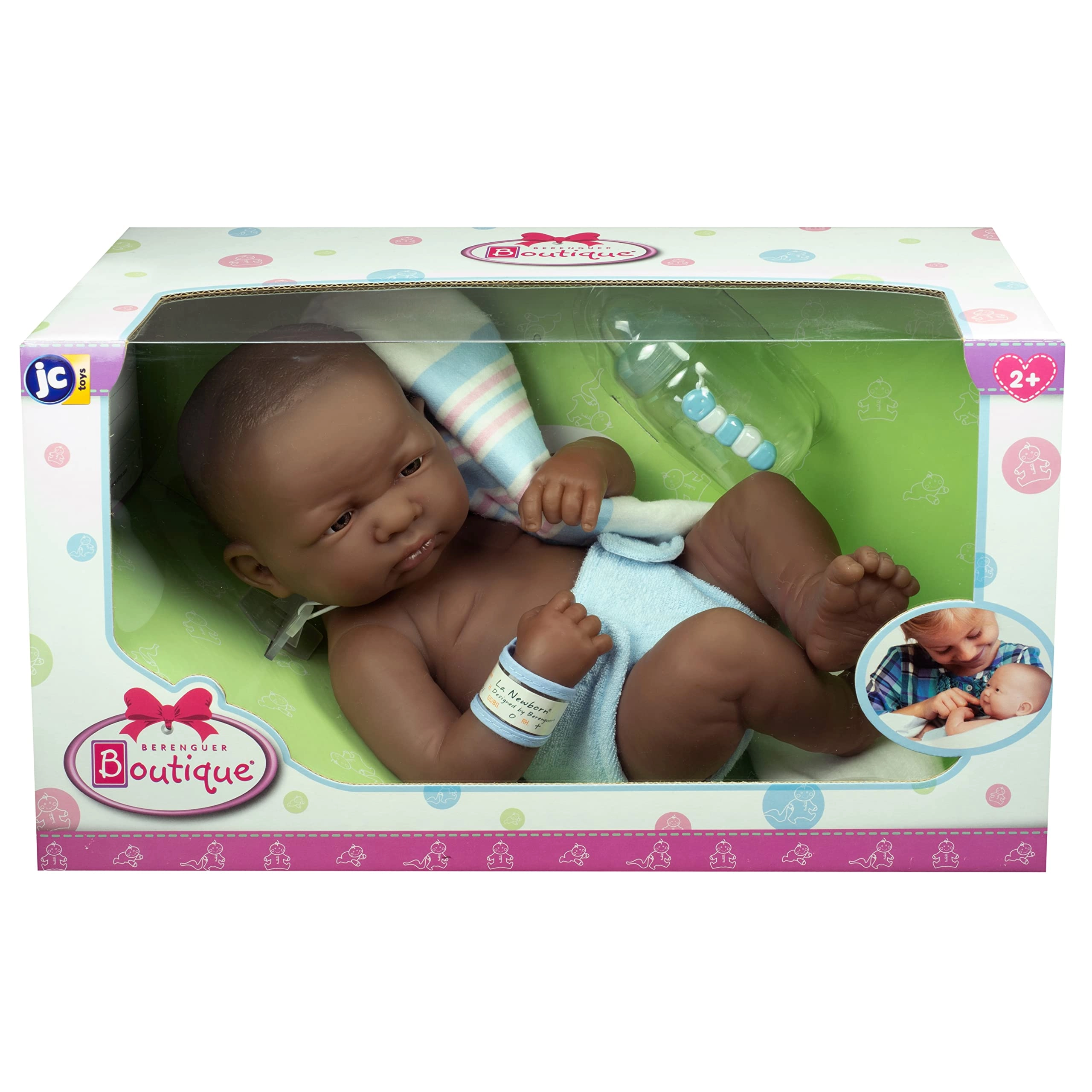 La Newborn First Day - 14 inches Vinyl AA Real Boy Ages 2+