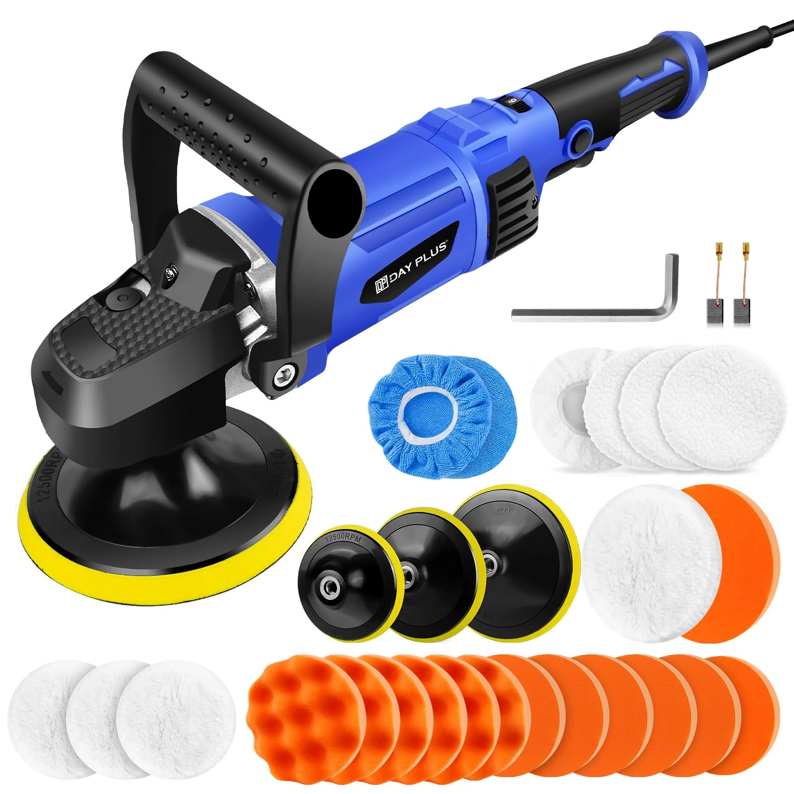 lucn Rotary Action Car Polisher - 6000W 180mm