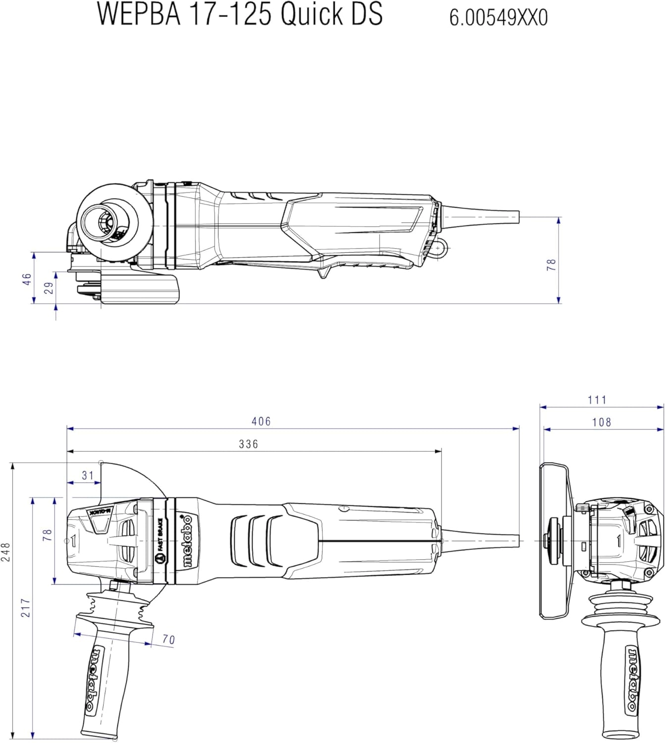 WEPBA 19-125 Q DS - 125 millimeter