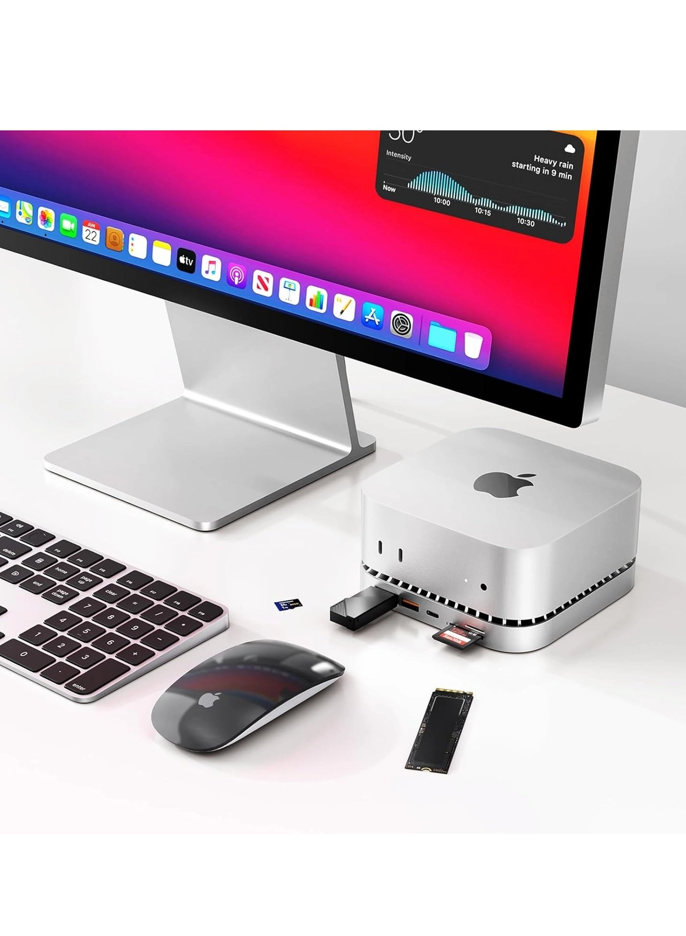 Mac Mini M4 Dock - M.2 NVMe/SATA 4K60Hz 10G USB