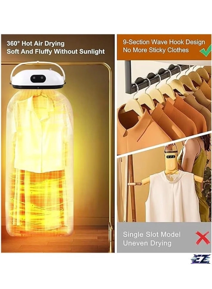 Portable Clothes Dryer - 3D Drying Cycle UV Sterilization