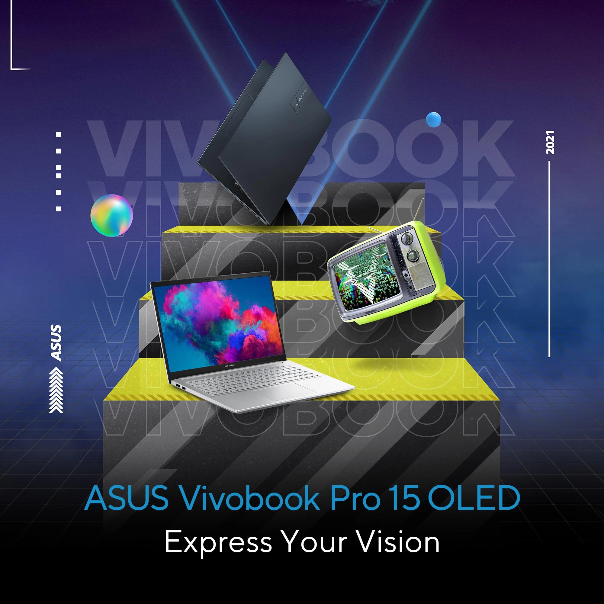 Vivobook Pro 15 K3500PH - 15.6'' Core i5-11300H 8GB 512GB SSD