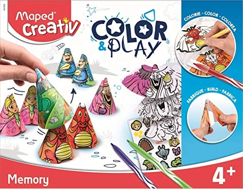 Creativ Color Play - 51 pieces 12 Jungle Washable Fine Tip Markers