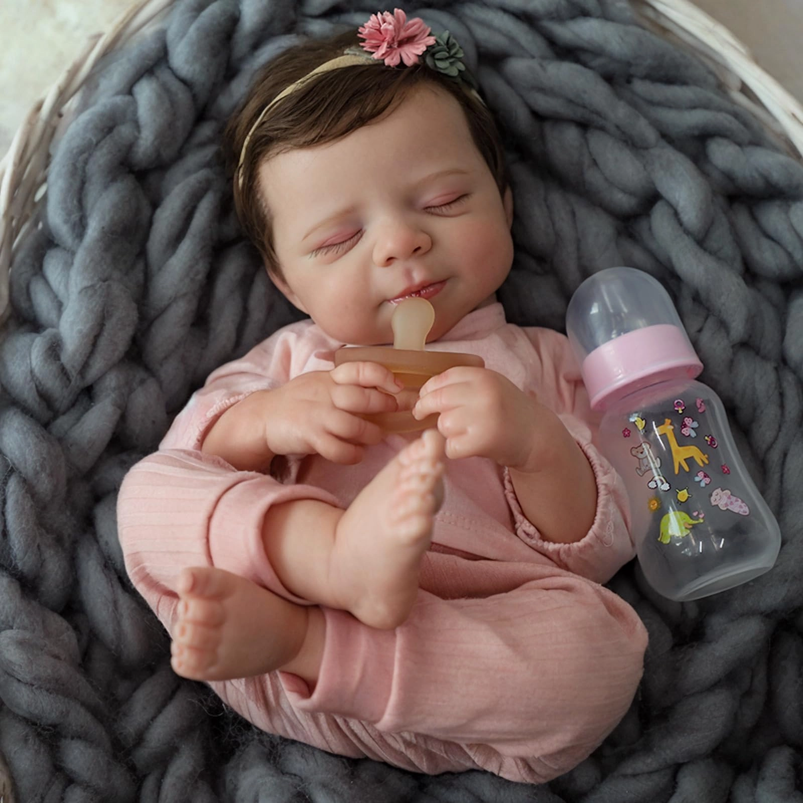 WOOROY Reborn Baby Doll - 18 inches Vinyl Baby Girl Ages 3+