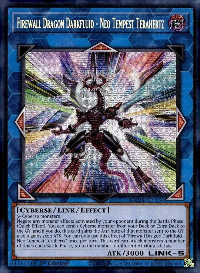 Yu-Gi-Oh! Firewall Dragon Darkfluid MP24-EN130 - 1st Edition