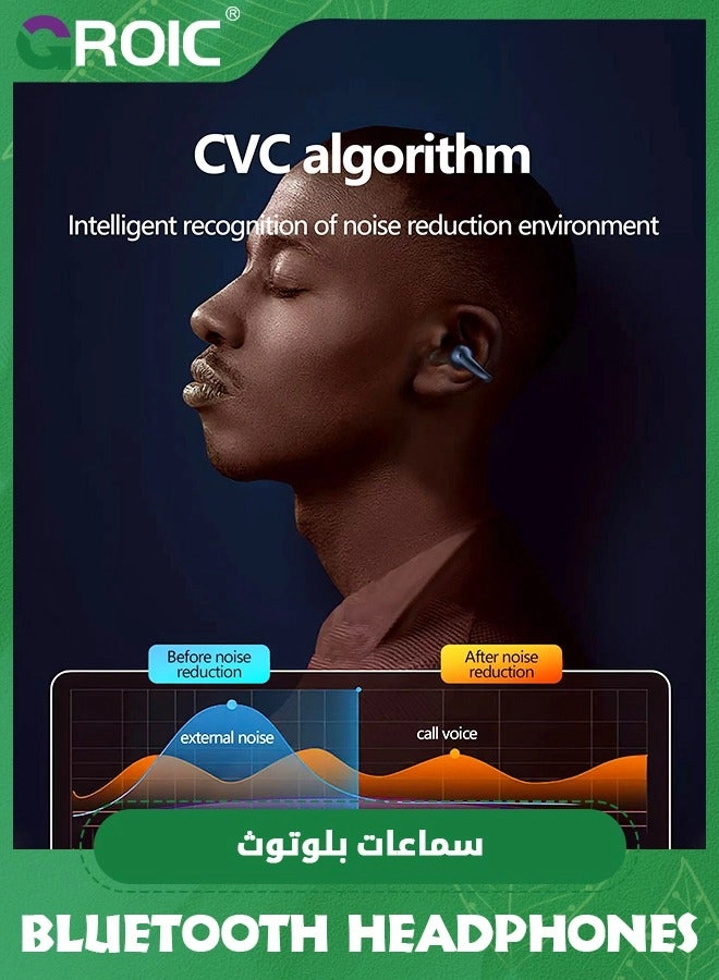 Clip-on Wireless Earbuds