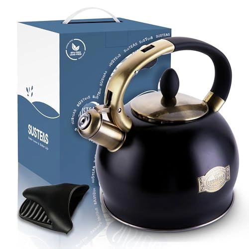 Stove Top Whistling Tea Kettle - 2.6 Liters