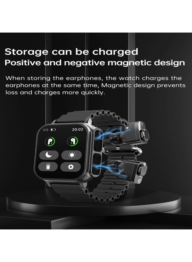 N22 - 1.96 inch Color Screen 2 in 1 Smart Watch And TWS Headphone