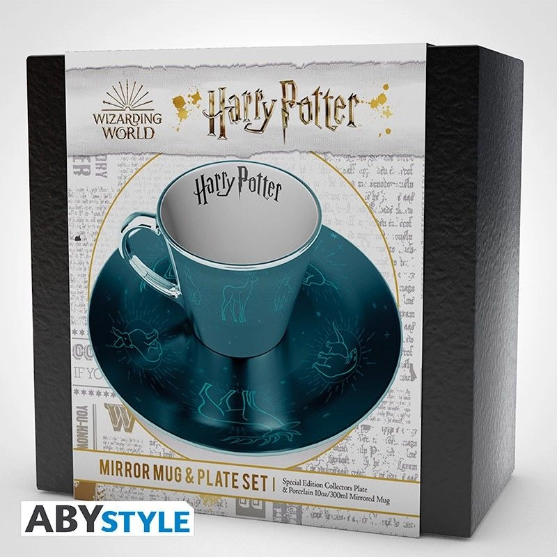 HARRY POTTER Mirror Mug & Plate Set - 300 ml