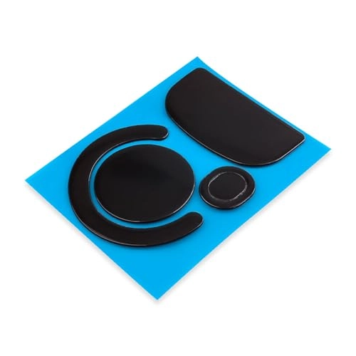 Rounded Curved Edges Mouse Skatez - 2 Sets Gray