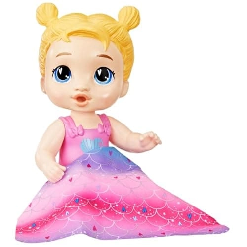 Harper Hugs Waterplay Doll - 11 Inches Blonde Hair Mermaid Splash Ages 3+