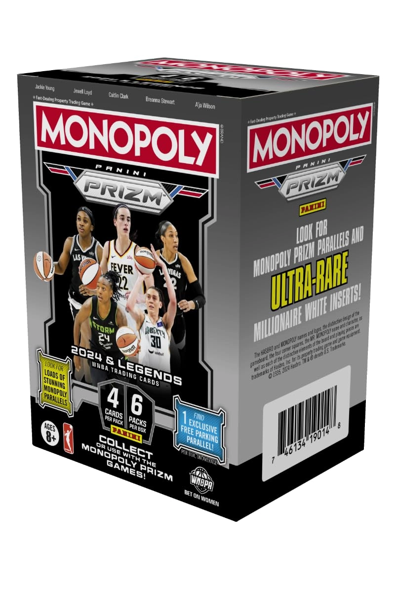 Panini Monopoly Prizm WNBA Trading Card Blaster Box