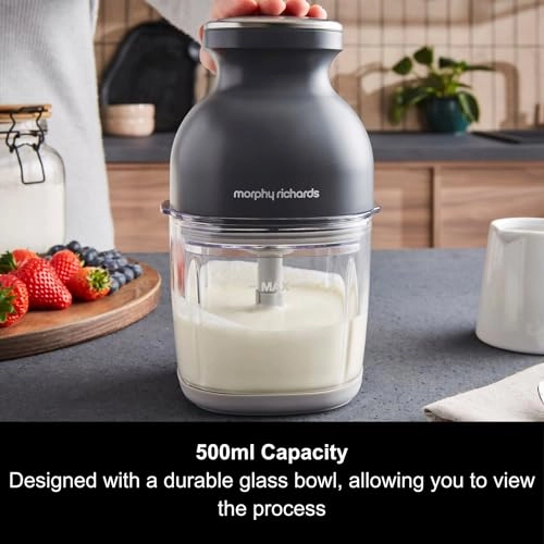 3-in-1 Cordless Mini Chopper - 500ml USB-C Charging