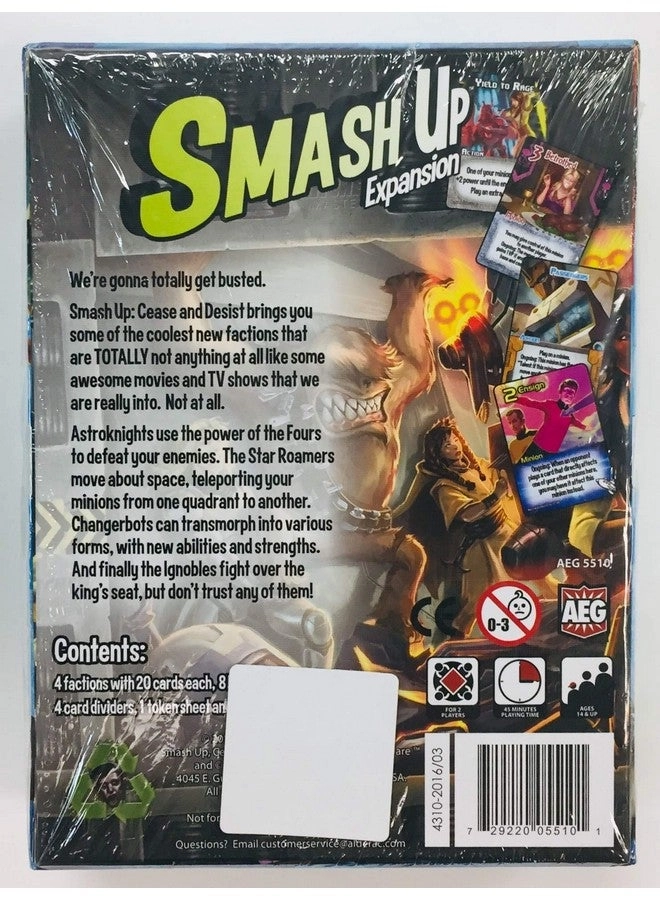 Smash Up: Cease Desist - Card Game