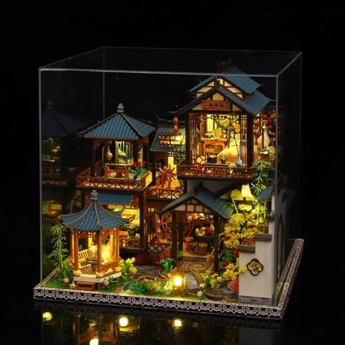 Miniature Wooden Dollhouse Furniture Kit - Creative Room 1:24