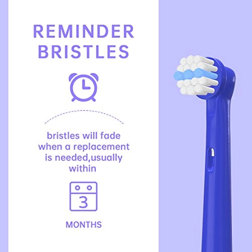 Replacement Toothbrush Heads - 16pcs Multicolor