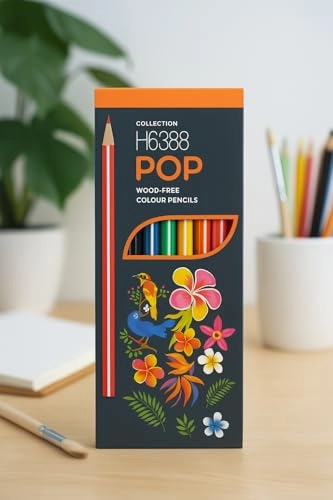 POP Coloured Pencils - 6 Pcs
