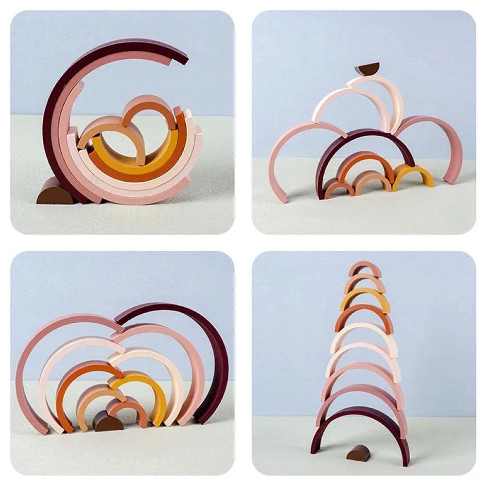Mini Rainbow Stacker - Suitable for 12 months and above 10 piece(s)