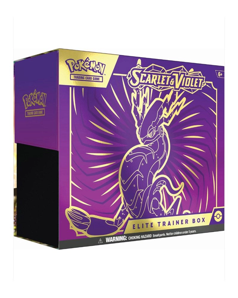 Scarlet and Violet Elite Trainer Box - 1 Full Art Promo Card 9 Boosters