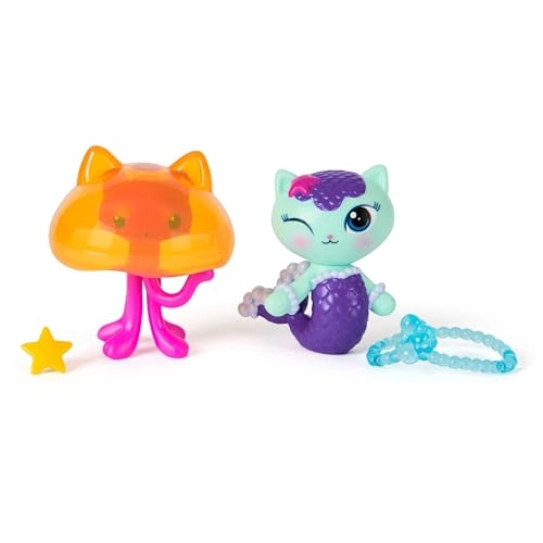 Meerkitty Figure + Kitty Jellyfish Figure - 4-piece 2 Accessories Ages 3+