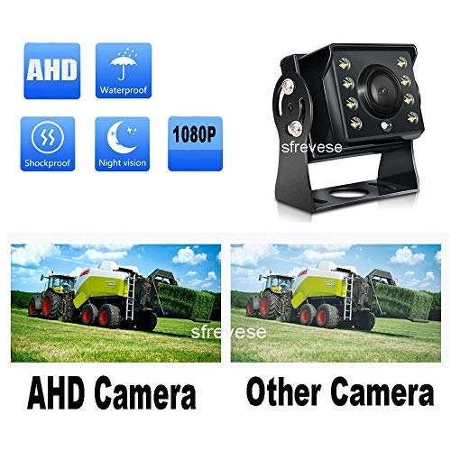 AHD Car Camera + 4 Pin 15m Video Cable - Night Vision 4Pin 2 Megapixel