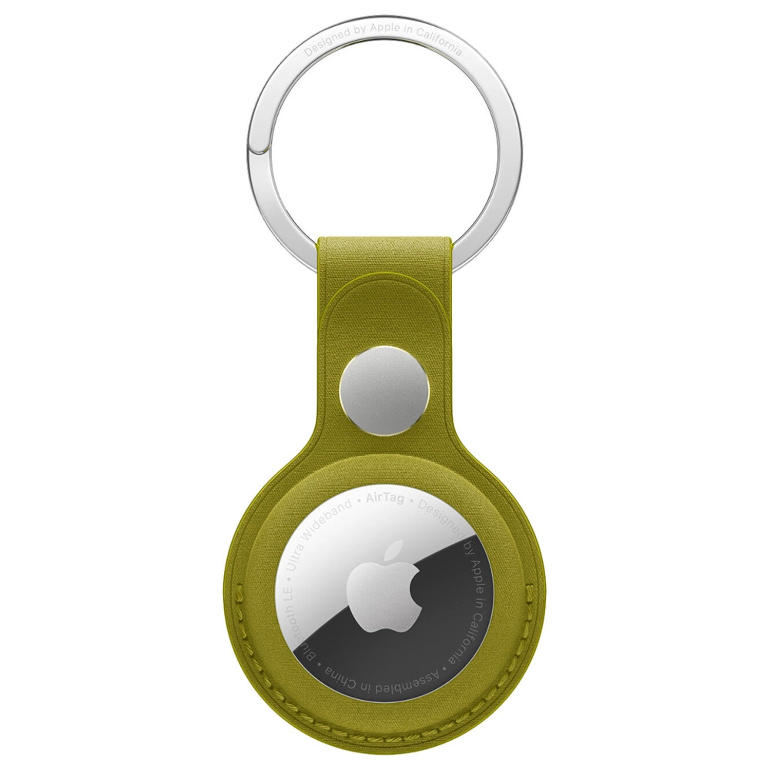 Apple FineWoven Key Ring - Chartreuse
