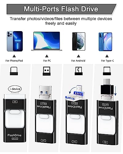 Flash Drive - USB 3.0 4 IN 1 for iPhone 256GB