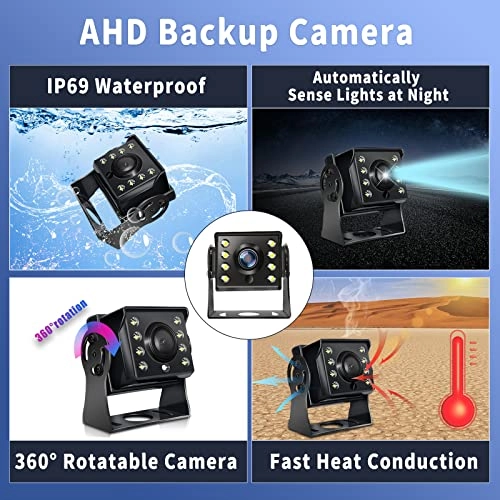 LCD Monitor + Rear View Camera - Night vision 1080P