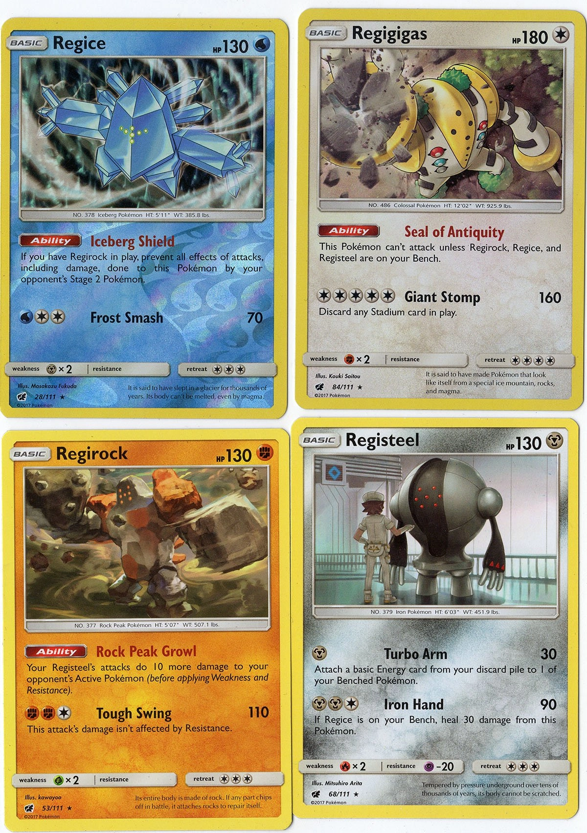 Pokémon Legendary Set - Sun Moon Crimson Invasion 4pcs