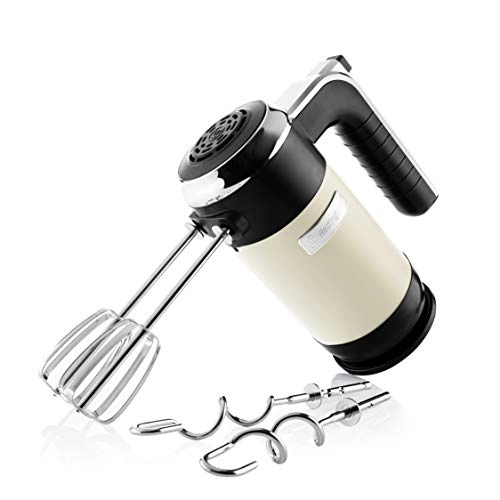 Retro Hand Mixer - 6-speed WHITE