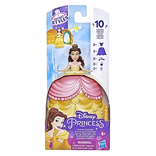 Belle Mini Doll Playset - 3.3-inch Plastic Secret Styles Ages 4+
