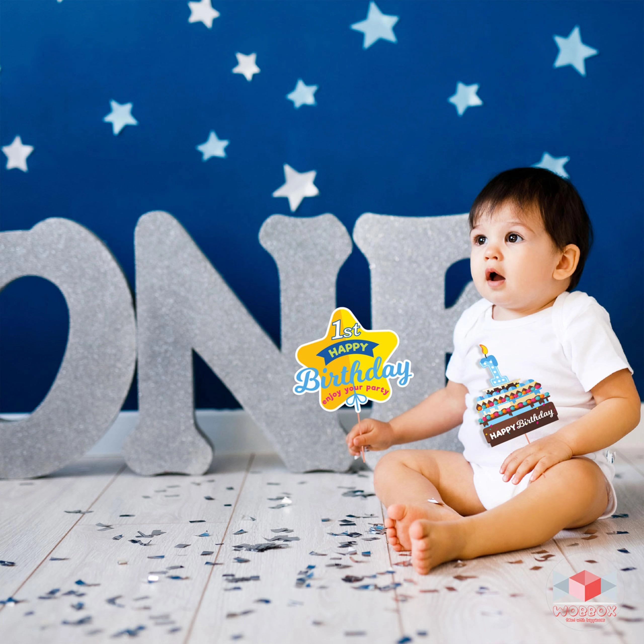 First Birthday Party Props - 26 piece(s) Birthday