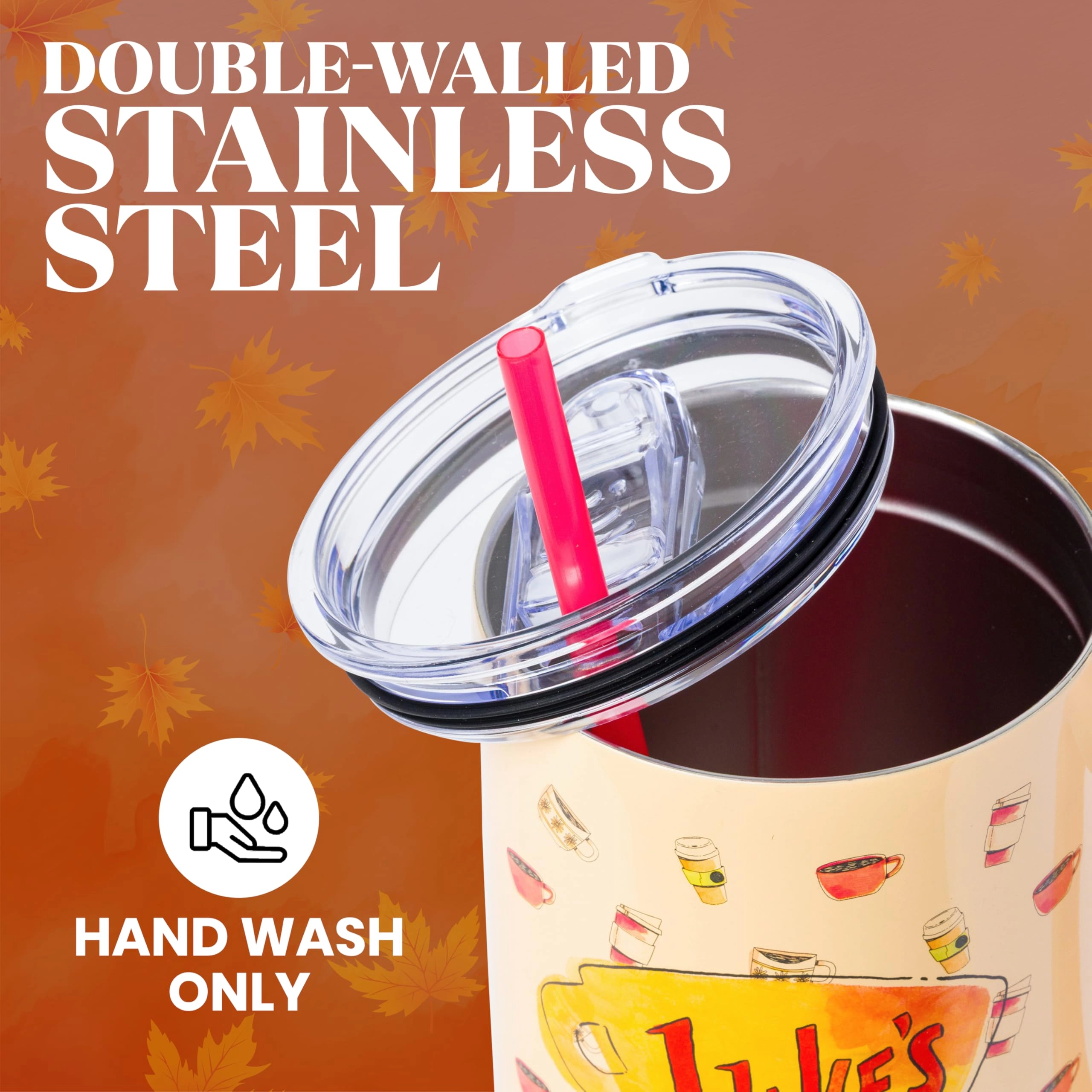 Stainless Steel Gilmore Girls Luke's Diner Tumbler - 1200ml