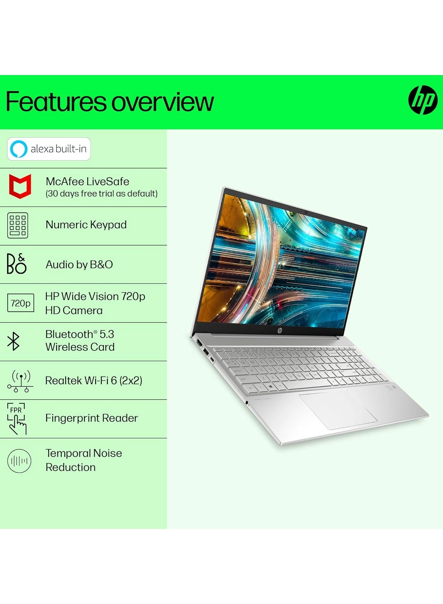 Pavilion 15-eG - 15.6'' Core i5 32GB DDR4 1TB SSD