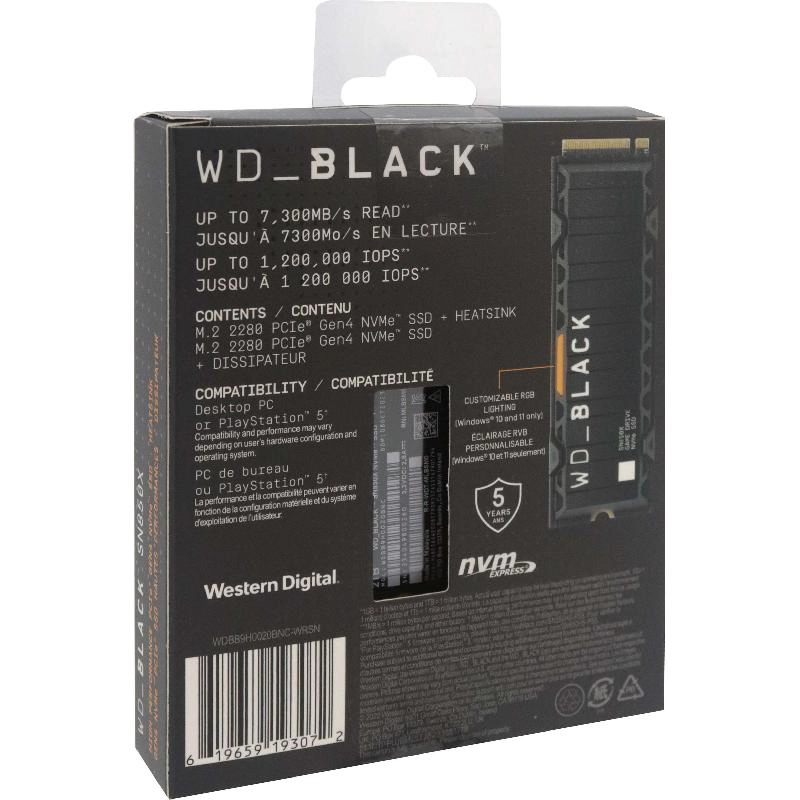 SN850X - 2 TB M.2 2280