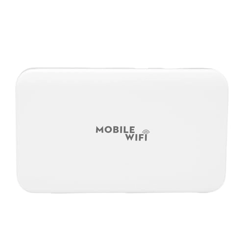 Easy SIM Compatibility 4G LTE Handheld Wi-Fi Router - 2100mAh White