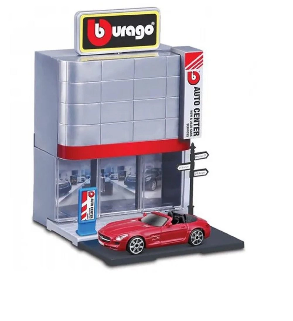 Street Fire City Car Dealer Playset - 1:43
