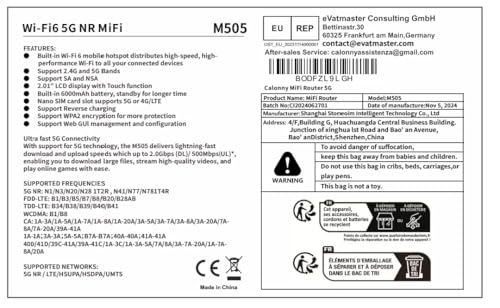 M505 - 2Gbps WiFi 6