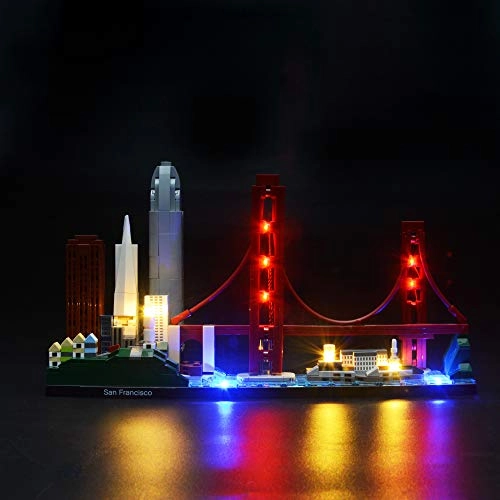 LED Lighting Set for Architecture San Francisco - Acrylonitrile Butadiene Styrene LEGO 21043 San Francisco 1