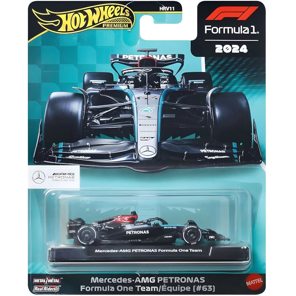 Hot Wheels Mercedes AMG F1 Team George Russell 63 - 1:64