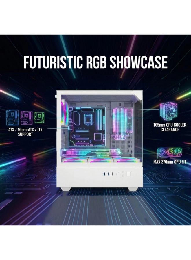 FURY - Tempered Glass Side Panel Mid Tower
