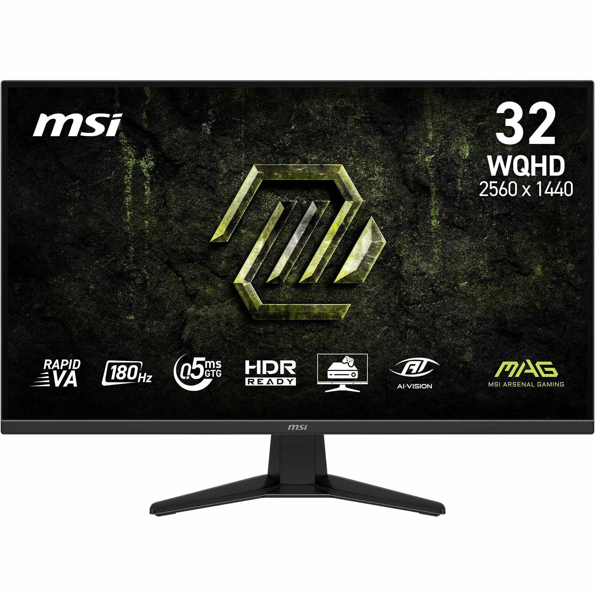 MSI MAG 325QF E18V - 9S6-3DE11M-001 31.5 Inches 2560 x 1440 Pixels
