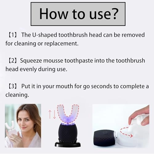 Ultrasonic Toothbrush - 30s Cleaning Wireless Charging